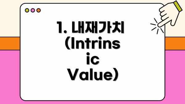1. 내재가치 (Intrinsic Value)